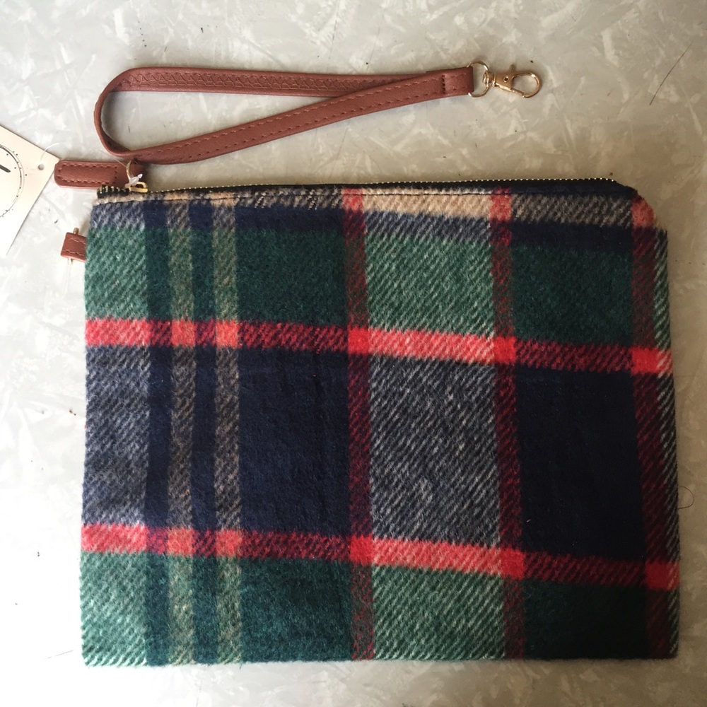 Plaid clutch